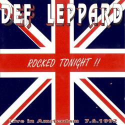 DEF LEPPARD ROCKED TONIGHT Фирменный CD 