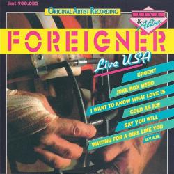 FOREIGNER LIVE USA Фирменный CD 