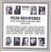 Piano Discoveries - Newly Found Titles & Alternate Takes (1928-1943)