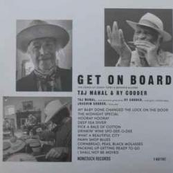 TAJ MAHAL & RY COODER Get On Board (The Songs Of Sonny Terry & Brownie McGhee) Виниловая пластинка 