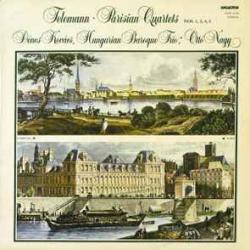 Telemann    Hungarian Baroque Trio Parisian Quartets Nos. 1, 3, 4, 5 Виниловая пластинка 