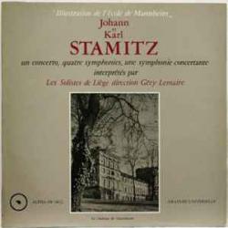STAMITZ Un Concerto, Quatre Symphonies, Une Symphonie Concertante Виниловая пластинка 