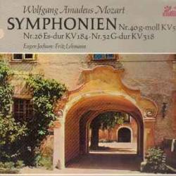 MOZART Symphonien Nr. 40 g-moll KV 550 · Nr. 26 Es-dur KV 184 · Nr. 32 G-dur KV 318 Виниловая пластинка 