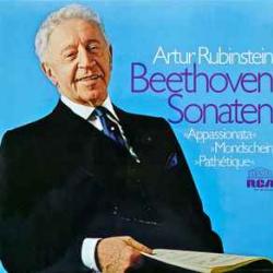 Beethoven   Artur Rubinstein Sonaten »Appassionata« »Mondschein« »Pathétique« Виниловая пластинка 