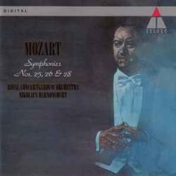 MOZART Symphonies Nos. 25, 26 & 28 Фирменный CD 