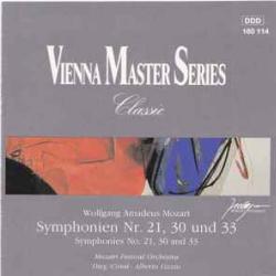 MOZART Symphonien Nr. 21, 30 Und 33 = Symphonies No. 21, 30 And 33 Фирменный CD 
