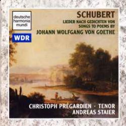 SCHUBERT Songs To Poems By Johann Wolfgang Goethe Фирменный CD 