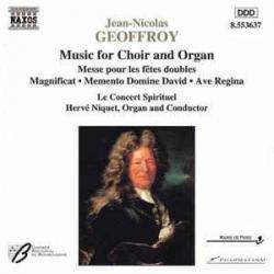 JEAN-NICOLAS GEOFFROY Music For Choir And Organ Фирменный CD 