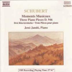 SCHUBERT Moments Musicaux, Three Piano Pieces D. 946 Фирменный CD 