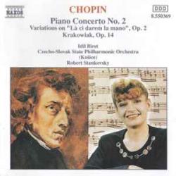 CHOPIN Piano Concerto No. 2 / Variations On "Là Ci Darem La Mano", Op. 2 / Krakowiak, Op. 14 Фирменный CD 