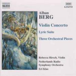 ALBAN BERG Violin Concerto, Lyric Suite, Three Orchestral Pieces Фирменный CD 