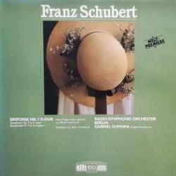 SCHUBERT Sinfonie Nr. 7 E-Dur (Nach Fragmenten Realisiert Von Brian Newbould) Виниловая пластинка 