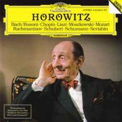 VLADIMIR HOROWITZ Bach/Busoni · Chopin · Liszt · Moszkowski · Mozart · Rachmaninov · Schubert · Schumann · Scriabin Фирменный CD 