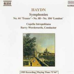 HAYDN Symphonies (No. 44 'Trauer' / No. 88 / No. 104 'London') Фирменный CD 
