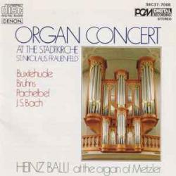 BUXTEHUDE   BRUHNS   PACHELBEL   BACH Organ Concert At The Stadtkirche St. Nikolaus, Frauenfeld Фирменный CD 