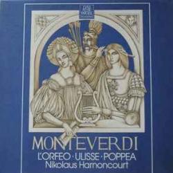 MONTEVERDI Orfeo - Ulisse - Poppea LP-BOX 