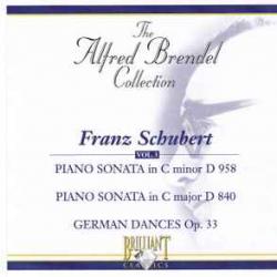 ALFRED BRENDEL   SCHUBERT Piano Sonata D 958 &D 840 • German Dances Op.33 Фирменный CD 