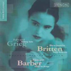 GRIEG   BRITTEN   BARBER Holberg-Suite - Simply Symphony - Adagio For Strings Фирменный CD 