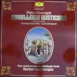 Pietro Mascagni   Herbert von Karajan Cavalleria Rusticana LP-BOX 