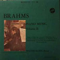 Walter Klien Brahms Piano Music Volume II LP-BOX 