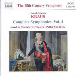 KRAUS Complete Symphonies, Vol. 4 Фирменный CD 