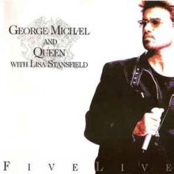 GEORGE MICHAEL AND QUEEN FIVE LIVE Фирменный CD 
