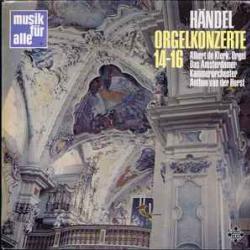 HANDEL OrgelKonzerte 14-16 Виниловая пластинка 