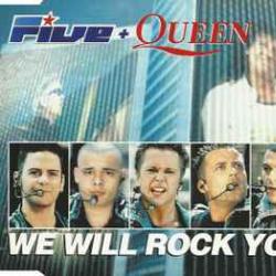 FIVE + QUEEN WE WILL ROCK YOU Фирменный CD 
