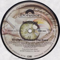 RAINBOW Straight Between The Eyes Виниловая пластинка 