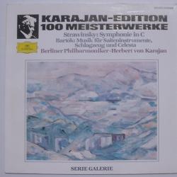Berliner Philharmoniker, Herbert Von Karajan Strawinsky: Symphonie In C · Bartók: Musik Für Saiteninstrumente, Schlagzeug Und Celesta Виниловая пластинка 