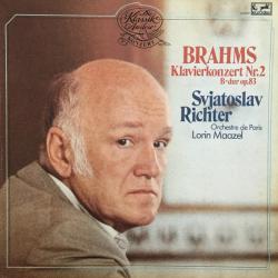 Brahms - Sviatoslav Richter Klavierkonzert Nr. 2 B-dur Op. 83 Виниловая пластинка 