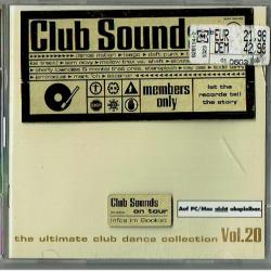 VARIOUS Club Sounds Vol.20 - The Ultimate Club Dance Collection Фирменный CD 