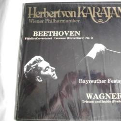 Beethoven, Wagner, Herbert von Karajan Tristan Und Isolde / Fidelio, Leonore Виниловая пластинка 