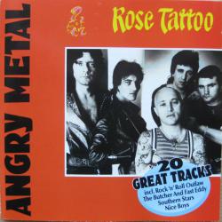 ROSE TATTOO ANGRY METAL Фирменный CD 