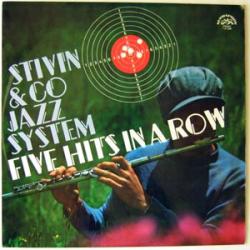 JIRI STIVIN & CO JAZZ SYSTEM FIVE HITS IN A ROW Виниловая пластинка 