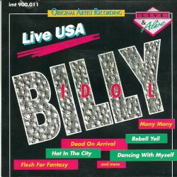 BILLY IDOL LIVE USA Фирменный CD 