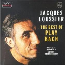 JACQUES LOUSSIER BEST OF PLAY BACH Фирменный CD 