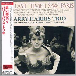 BARRY HARRIS TRIO LAST TIME I SAW PARIS Фирменный CD 