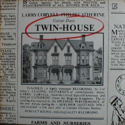 LARRY CORYELL  PHILIP CATHERINE TWIN-HOUSE Виниловая пластинка 