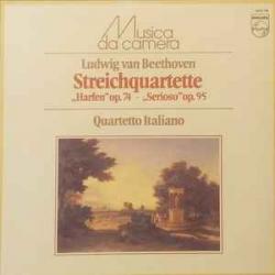 BEETHOVEN Streichquartette 'Harfen' Op. 74 / 'Serioso' Op. 95 Виниловая пластинка 