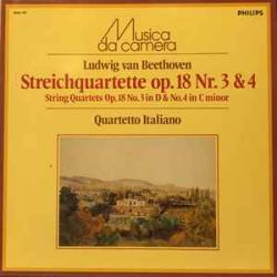 BEETHOVEN String Quartetes Op. 18 No.3 In D & No. 4 In C Minor Виниловая пластинка 