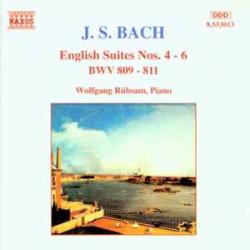 BACH English Suites Nos. 4 - 6 BWV 809 - 811 Фирменный CD 