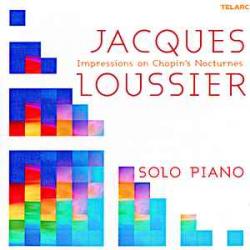 JACQUES LOUSSIER Impressions Of Chopin's Nocturnes Фирменный CD 