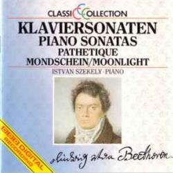 BEETHOVEN Klaviersonaten - Pathetique - Mondscheinsonate Фирменный CD 