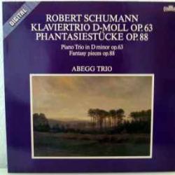 SCHUMANN Klaviertrio D-Moll Op. 63 / Phantasiestücke Op. 88 Виниловая пластинка 