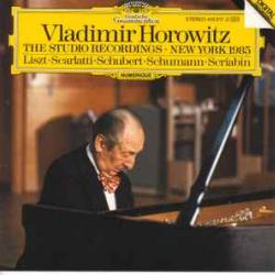 VLADIMIR HOROWITZ The Studio Recordings - New York 1985: Liszt · Scarlatti · Schubert · Schumann · Scriabin Фирменный CD 