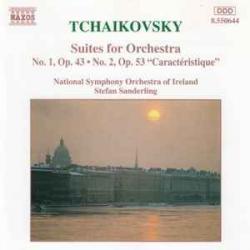 TCHAIKOVSKY Suites For Orchestra: No. 1, Op. 43 - No. 2, Op. 53 "Caractéristique" Фирменный CD 