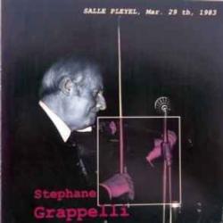 STEPHANE GRAPPELLI Paris Jazz Concert – Salle Pleyel, Mar. 29th, 1983 Фирменный CD 