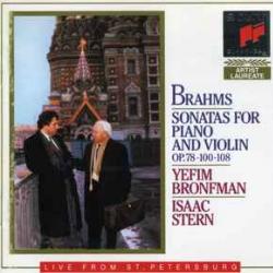 BRAHMS Sonatas For Piano And Violin, Op. 78, 100 & 108 Фирменный CD 