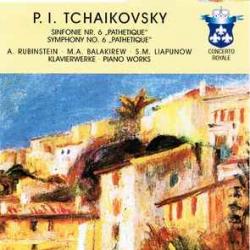 TCHAIKOVSKY Sinfonie Nr. 6 "Pathetique" - Klavierwerke Фирменный CD 